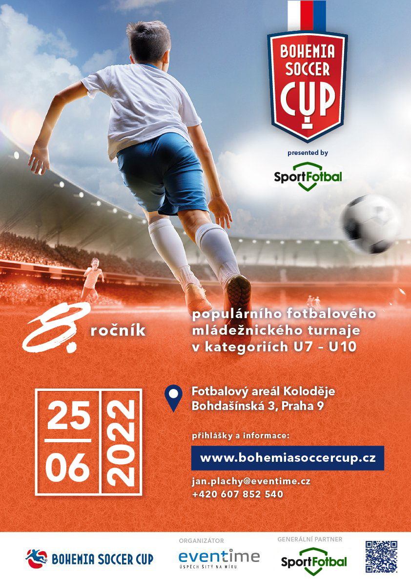 8. ročník Bohemia Soccer Cup - 25.6. 2022 - Praha 9 - Koloděje